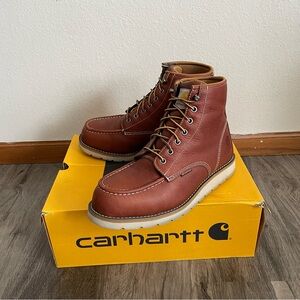 Carhartt 6" Steel Toe Waterproof Wedge Sole Work Boot CMW6275 Mens Size 9 EU 42